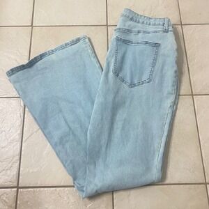 Fashion‎ Nova Light Wash Flare Jeans Women Size 16 Bootcut Denim